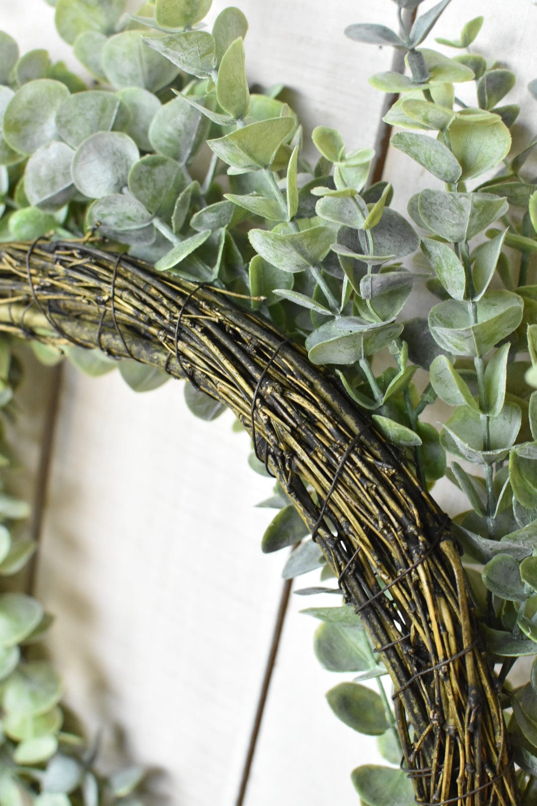 28" Faux Eucalyptus Wreath (Online exclusive)