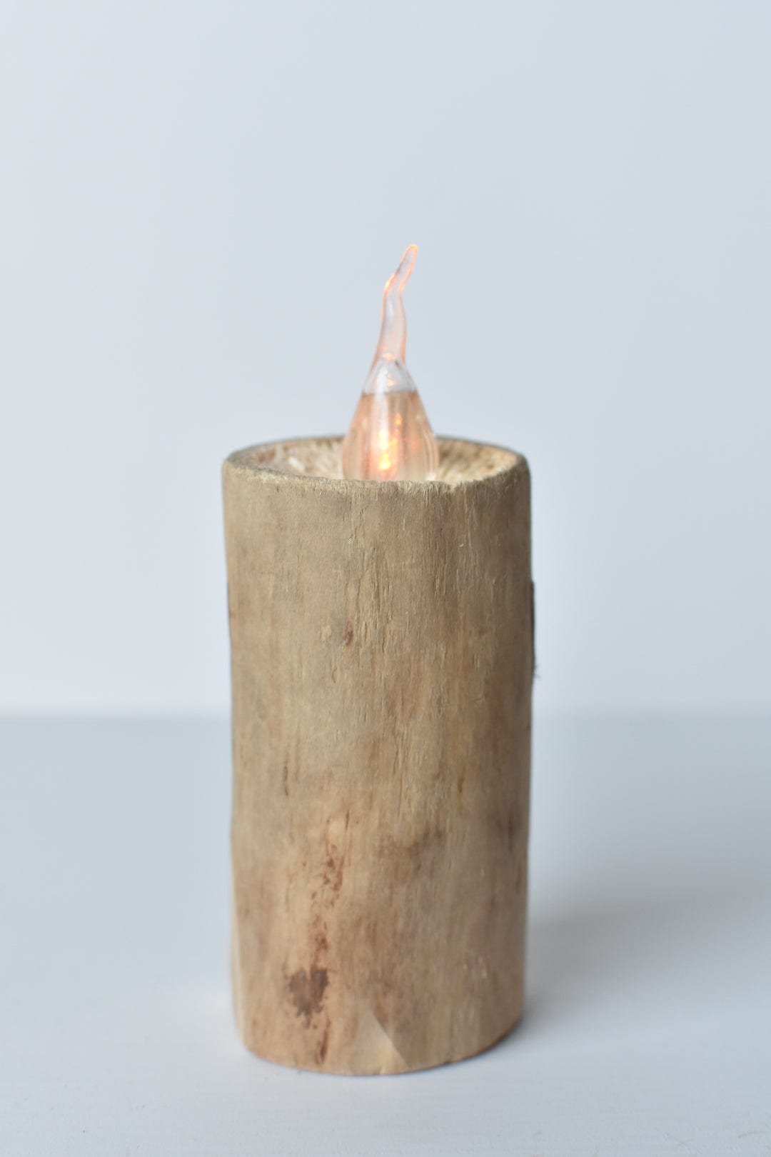 Wooden Faux LED Candles (2 Sizes available) (Online Exclusive)