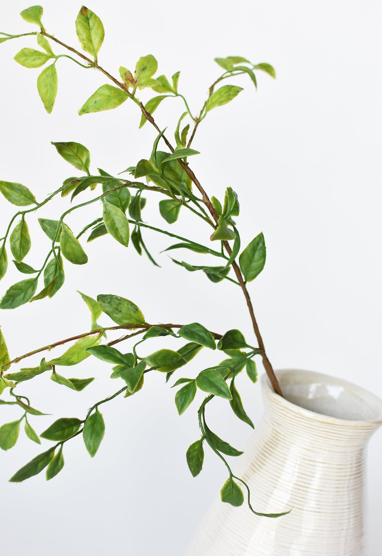 32" Faux Nandina Leaf Stem (Online exclusive)