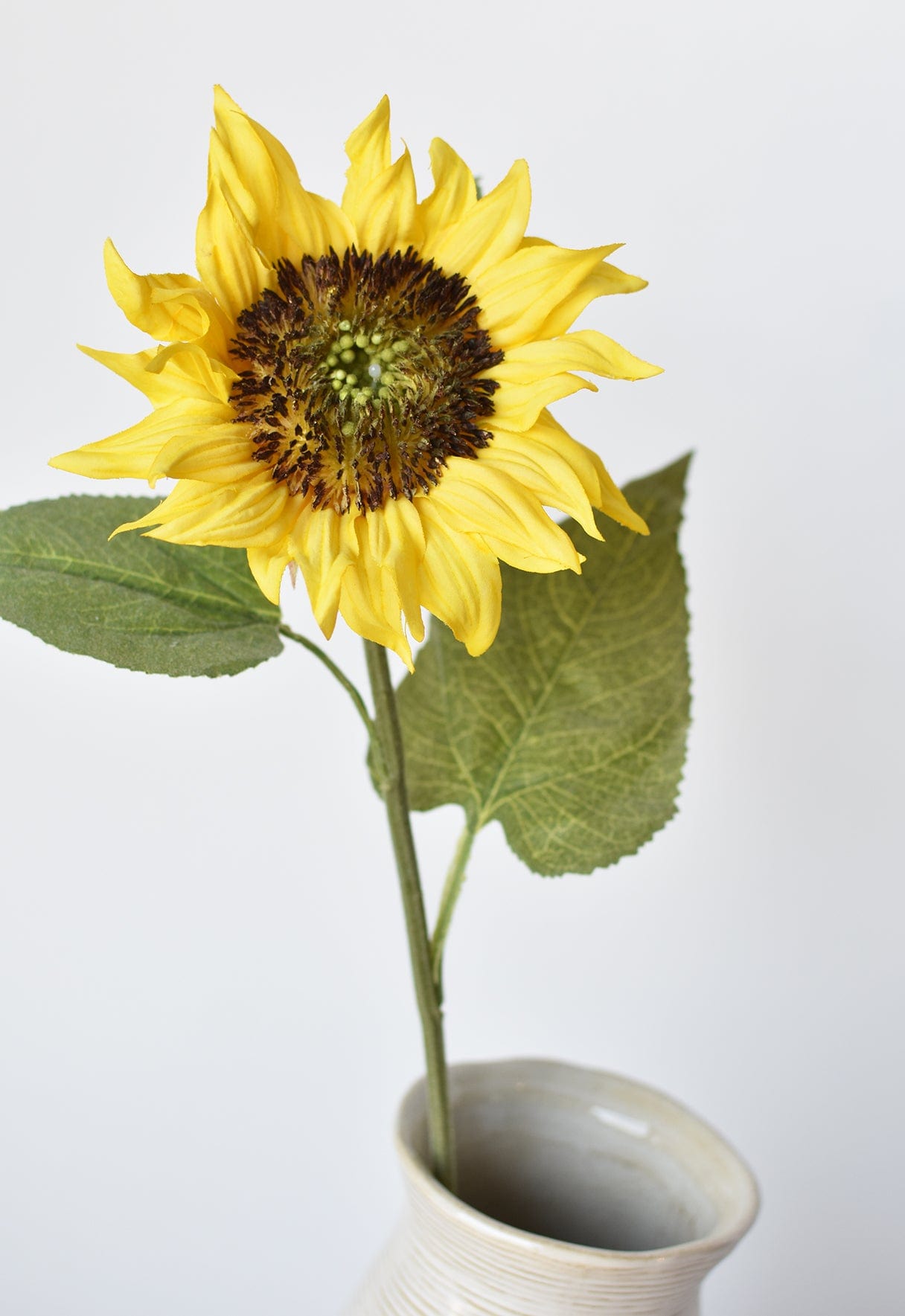 25" Faux Sunflower Stem Yellow (Online exclusive)