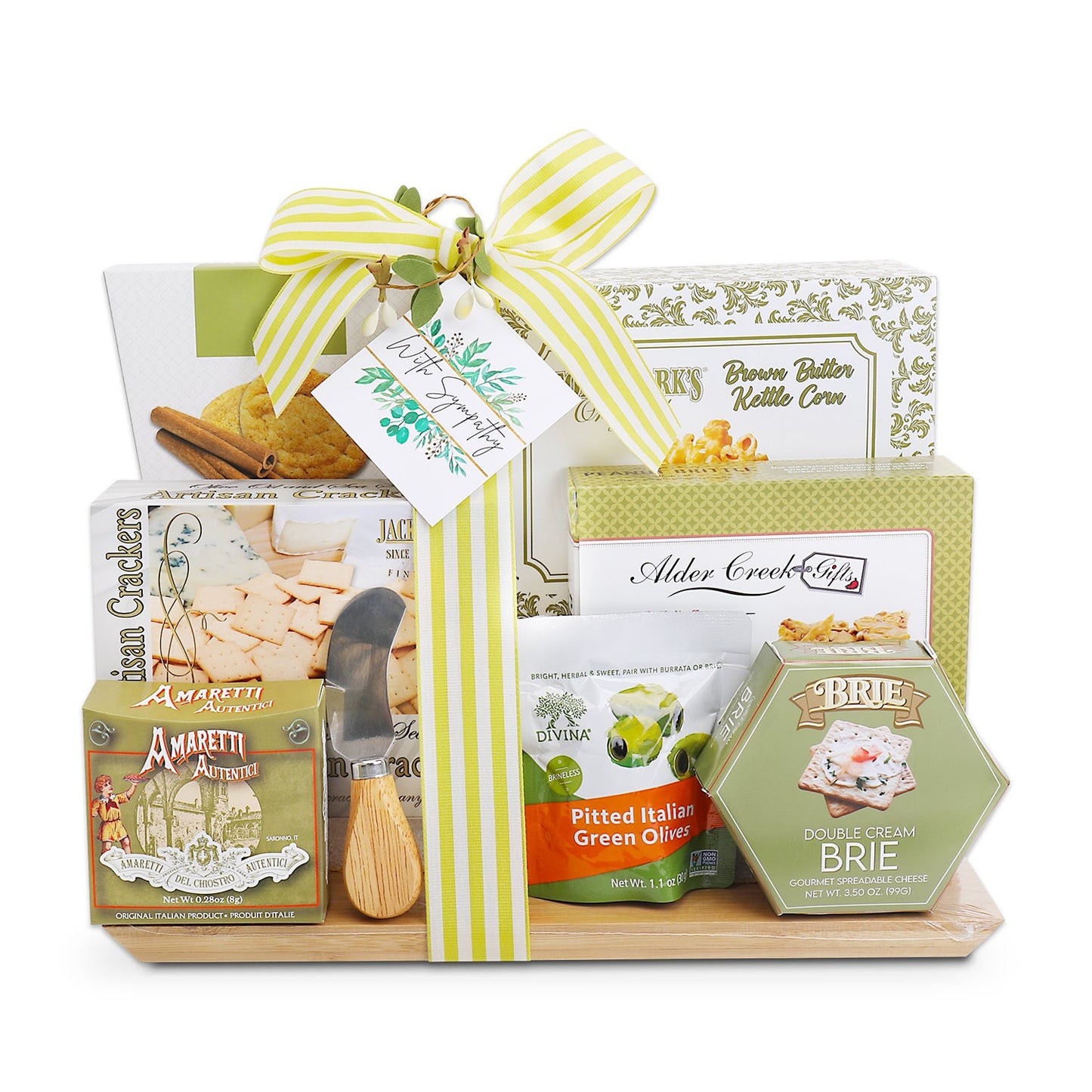 With Sympathy Cutting Board Gift (online exclusive)