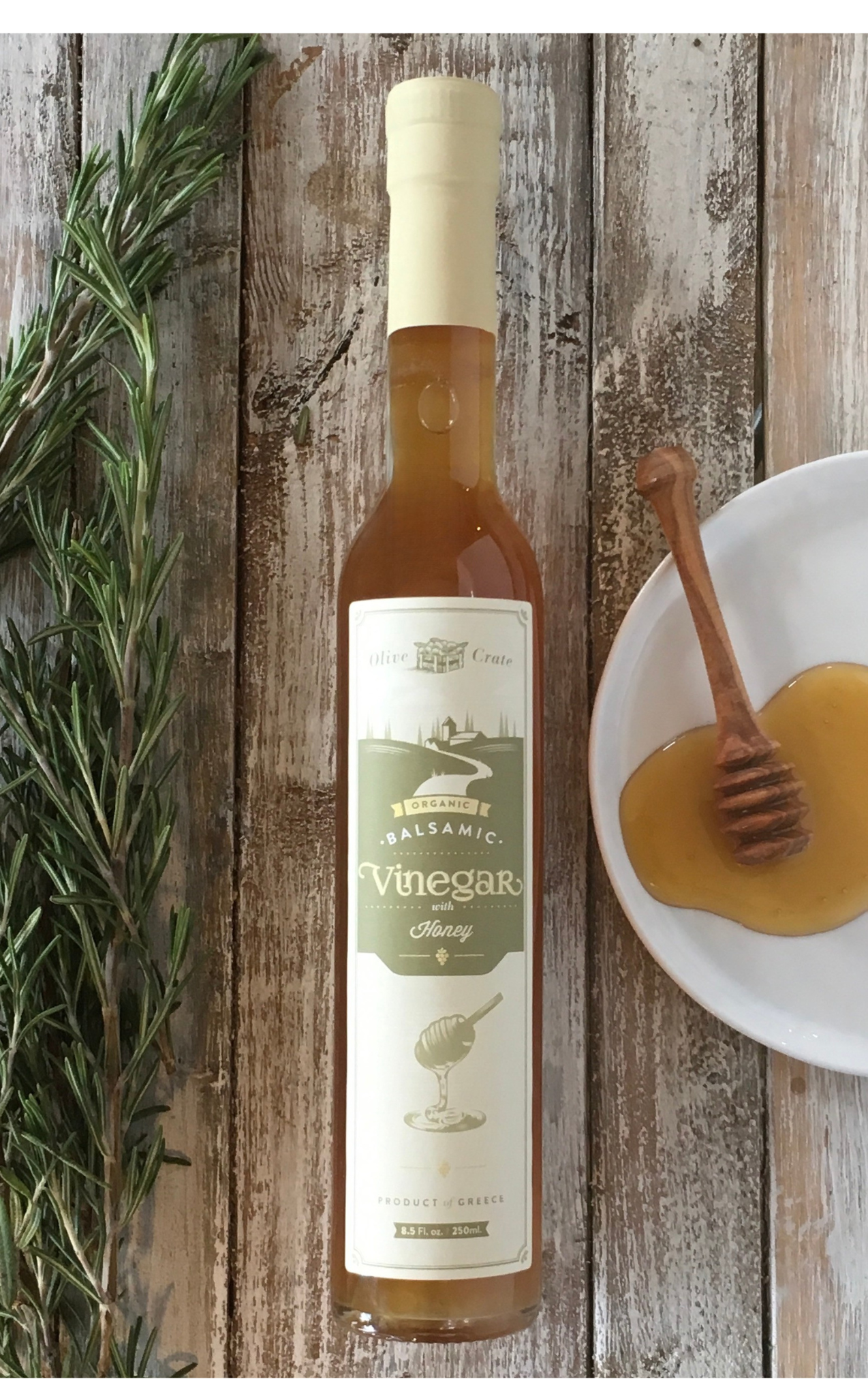 100% Organic White Balsamic Vinegar with Honey (online exclusive)