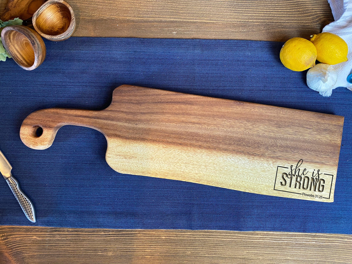 Long Live Edge Handled Bread Board (Online Exclusive)