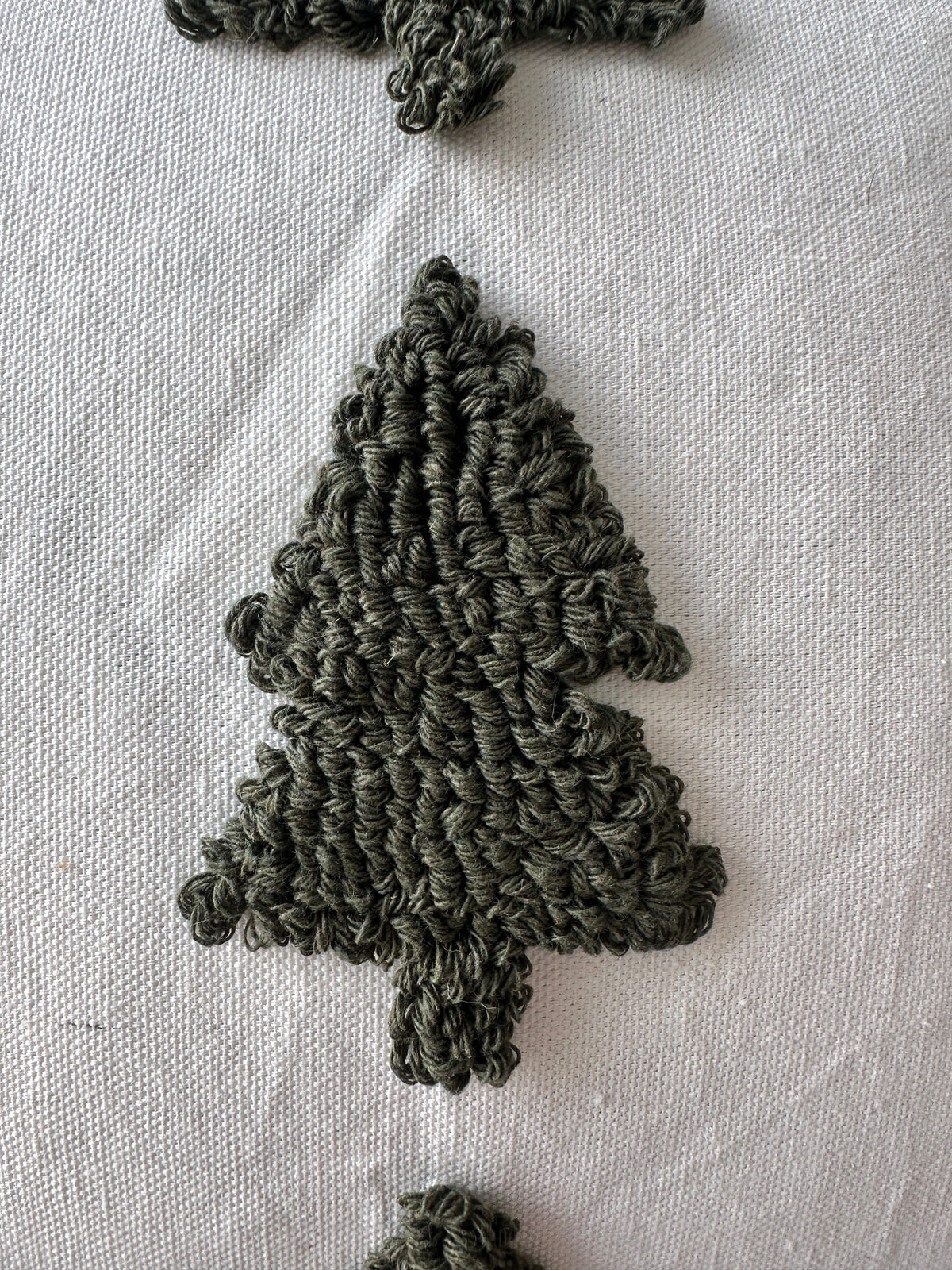 Tufted Christmas Tree Pillow Cover (Online Exclusive)