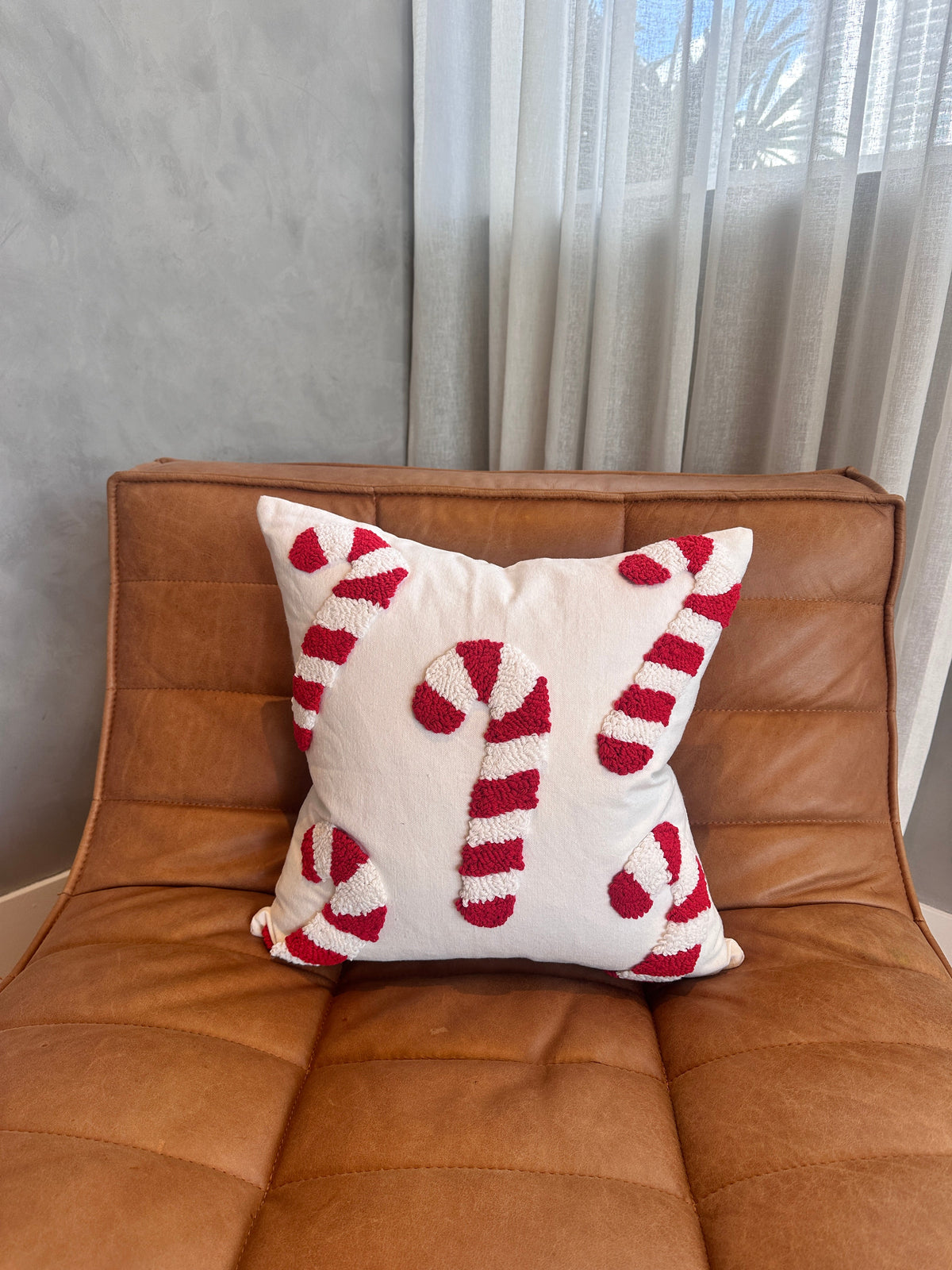 Candy Cane Pillow Cover (Online Exclusive)