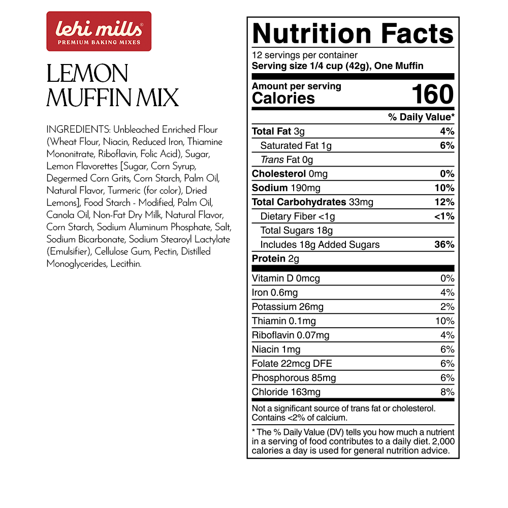 Lemon Muffin Mix (Online Exclusive)