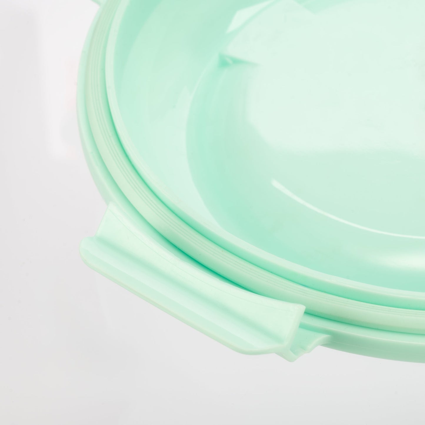 Borosilicate Glass Mixing Bowl Set- Diamond Blue (W/ Handle) (Online Exclusive)