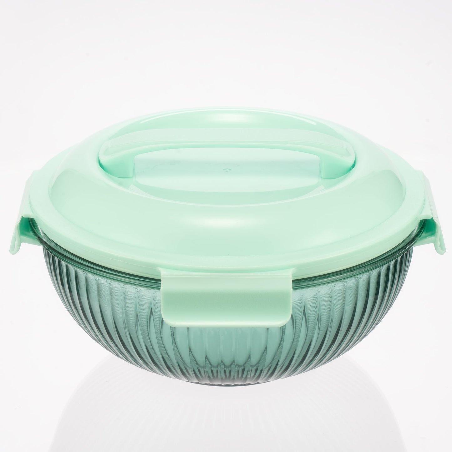Borosilicate Glass Mixing Bowl Set- Diamond Blue (W/ Handle) (Online Exclusive)