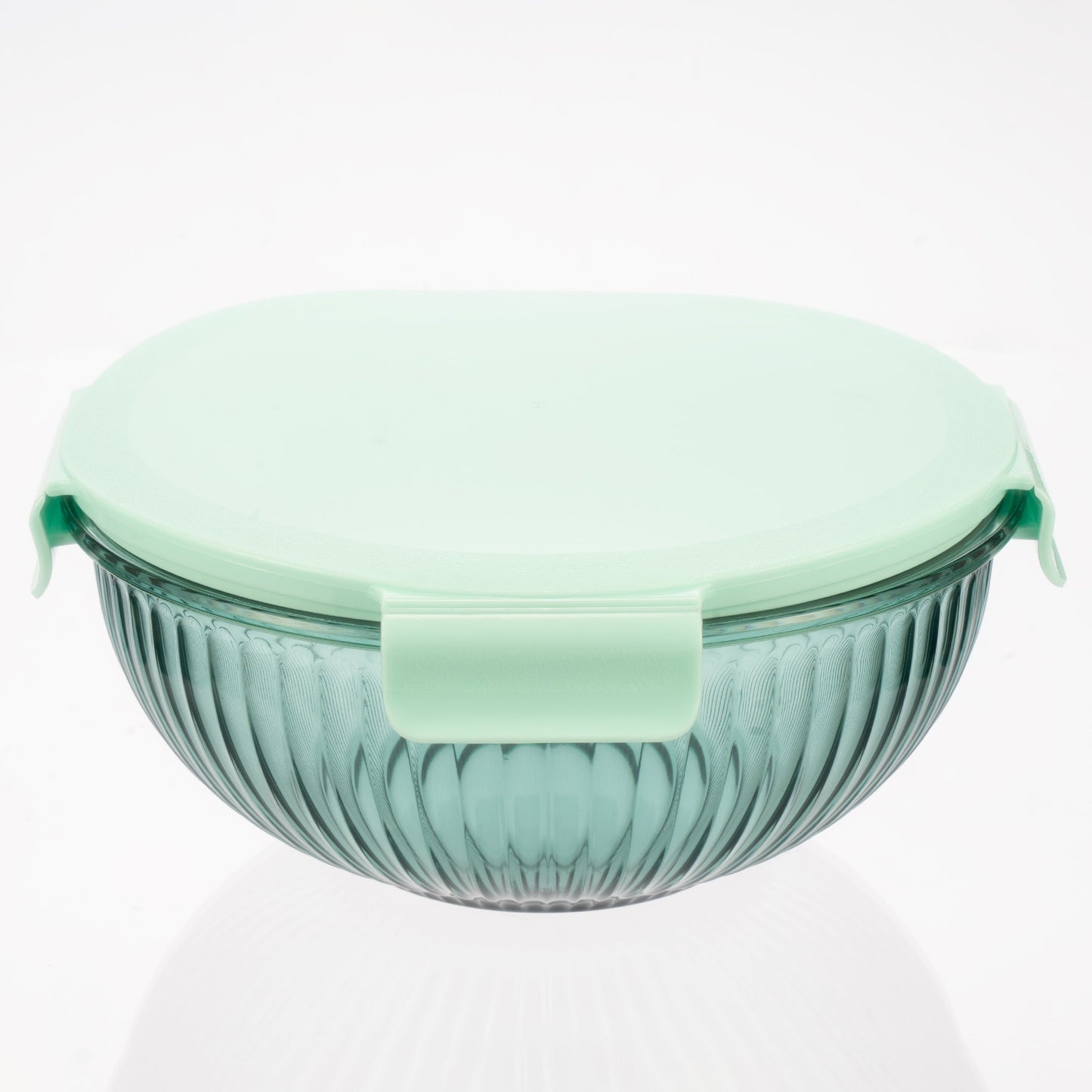 Borosilicate Glass Mixing Bowl Set- Diamond Blue (W/ Handle) (Online Exclusive)