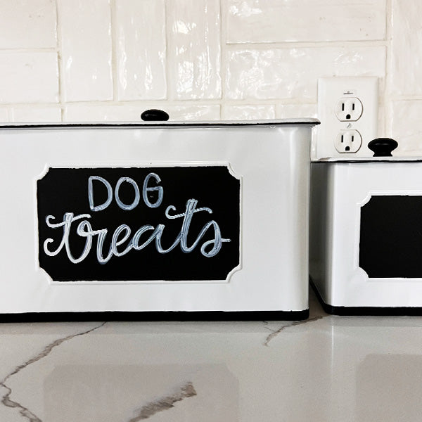 Customizable Metal Kitchen Canisters, Set of Three (Online Exclusive)