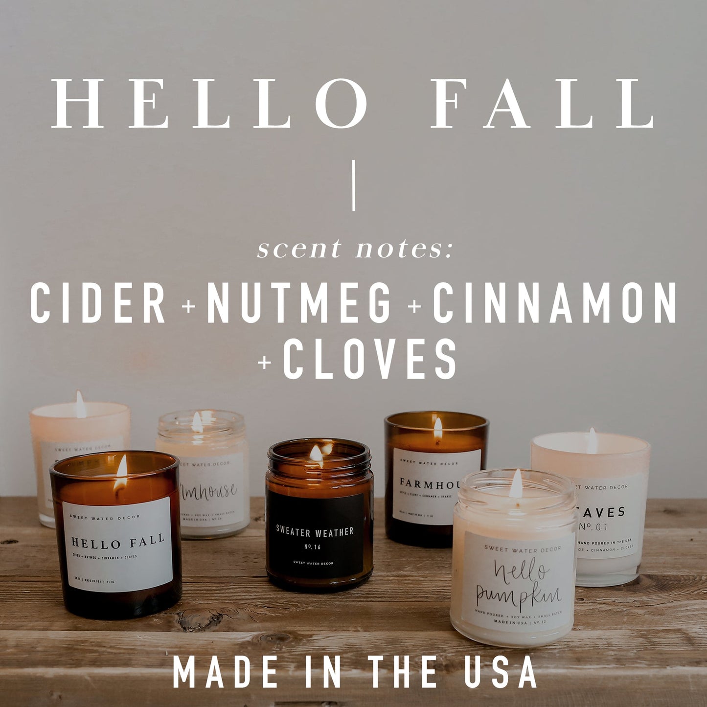 Hello Fall Soy Candle