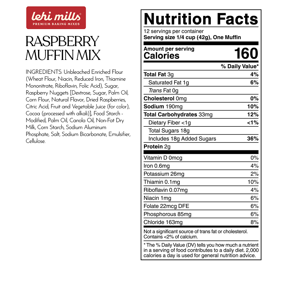 Raspberry Muffin Mix (Online Exclusive)