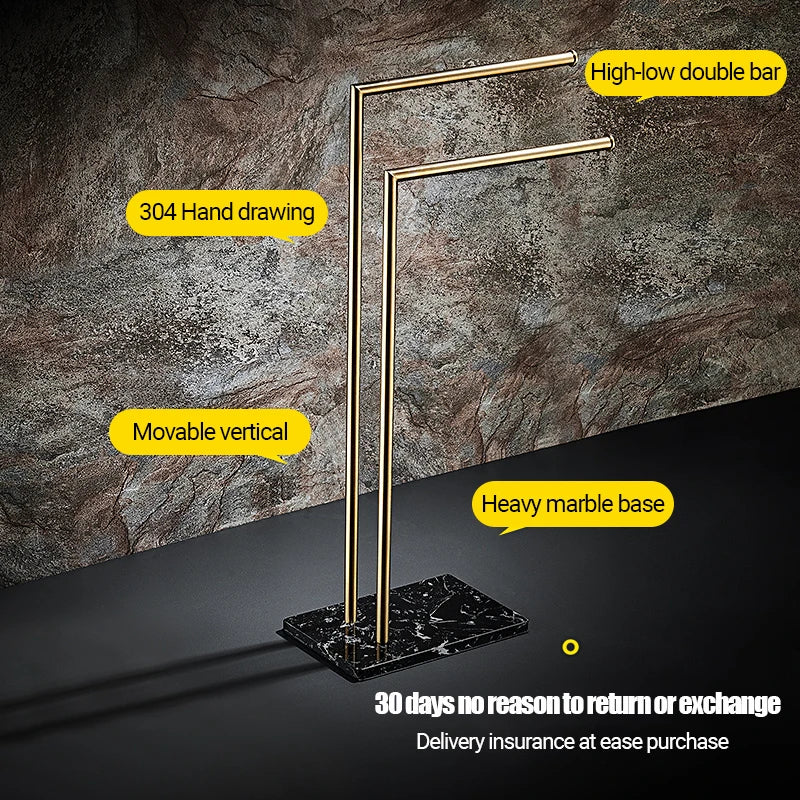 Marble Luxury Hotel Towel Rack (Online Exclusive)