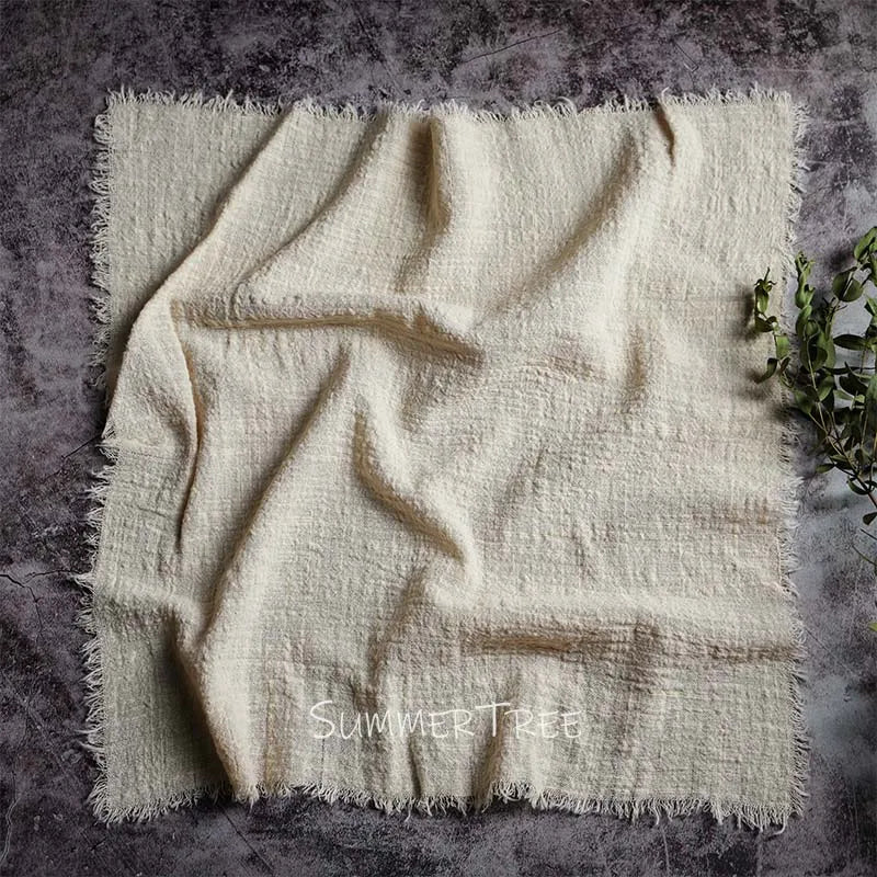 10pcs Large Napkins 41x41cm Rustic Cotton Gauze Napkin Muslin Tea Towel Dinner Retro Cheesecloth (Online Exclusive) Wedding Party Linen Decor