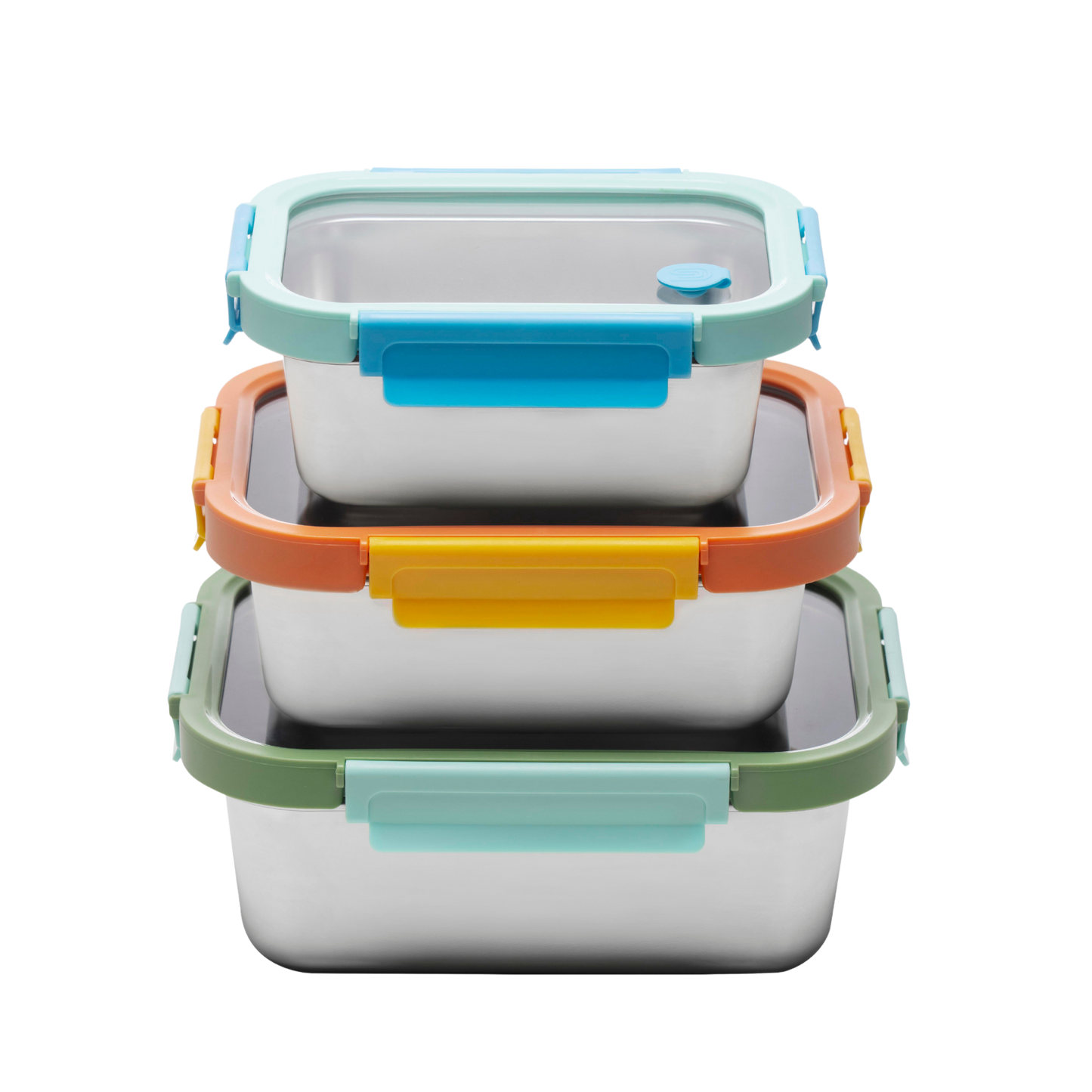 Multicolor Microwave Safe Stainless Steel Set (Online Exclusive)