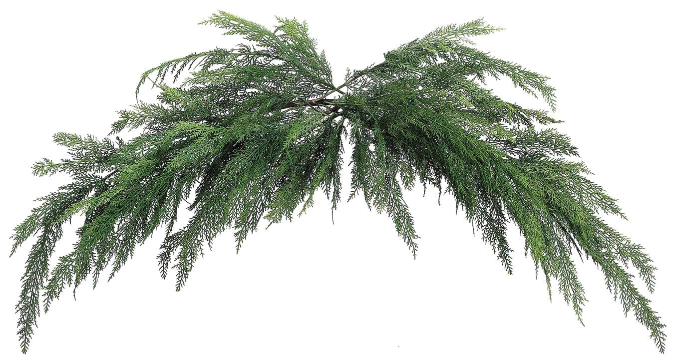 65" Faux Cedar Mantel Swag (Online exclusive)