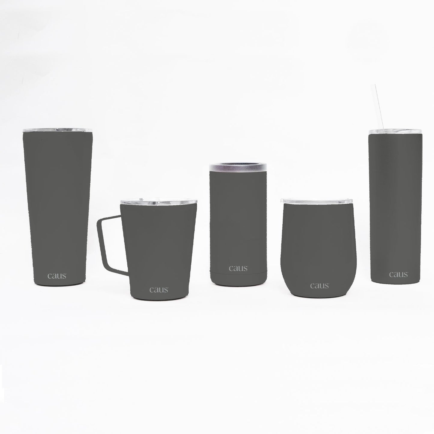 Seize the Grey Skinny Straw Tumbler