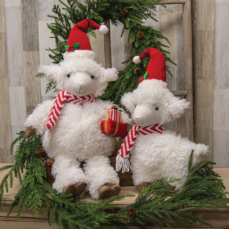 SHEEP W/ CHRISTMAS PRESENT
