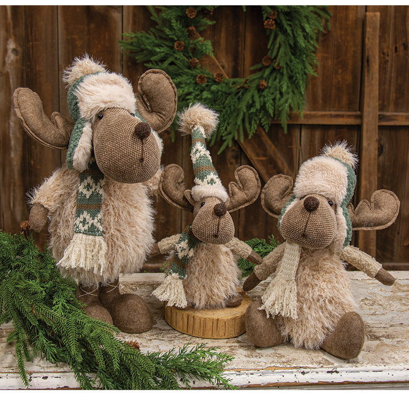 NORDIC TEAL TRAPPER HAT REINDEER