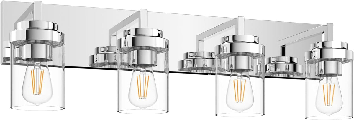 Vanity Light with Clear Glass Shade (Online Exclusive)