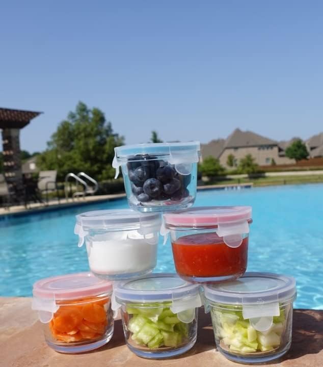 Mini Glass Container Set - Round (Online Exclusive)