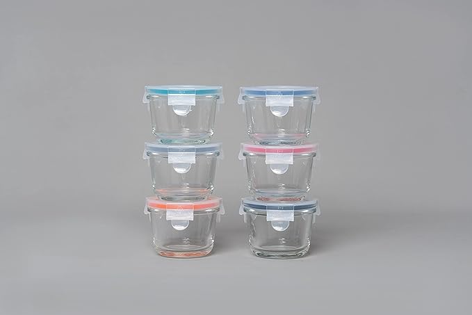 Mini Glass Container Set - Round (Online Exclusive)