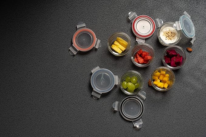 Mini Glass Container Set - Round (Online Exclusive)