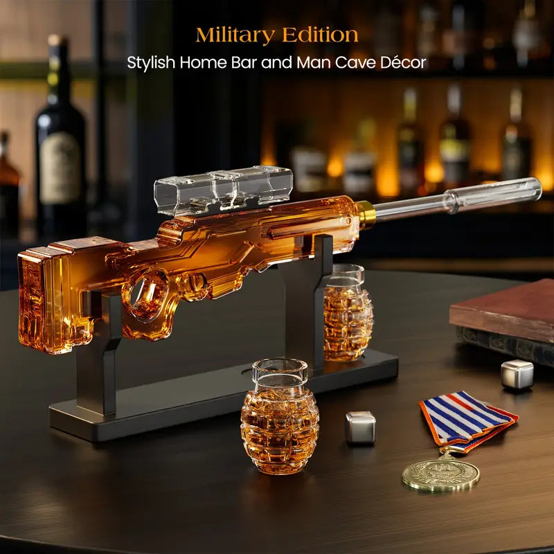 Sniper Whiskey Decanter Set (Online Exclusive)