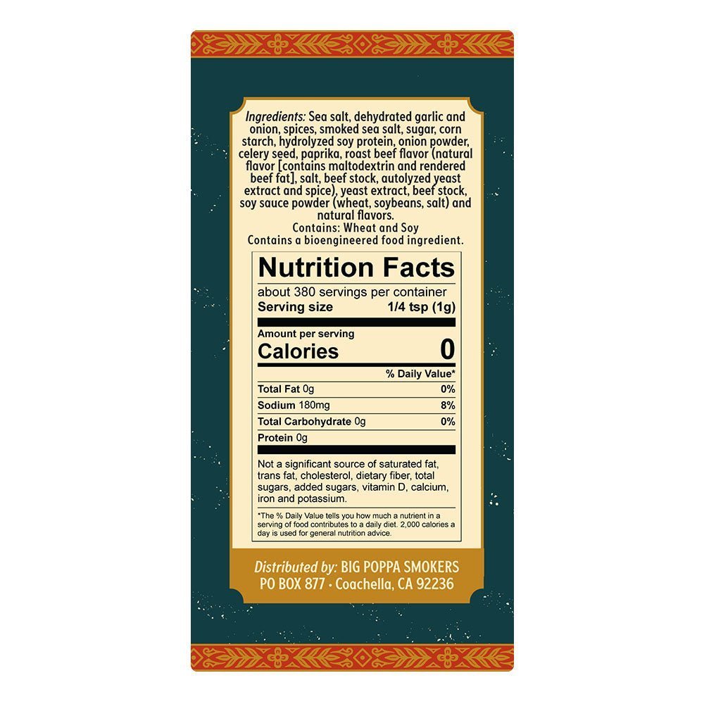 Competition Brisket & Steak Seasoning - 13.4oz (Online Exclusive)
