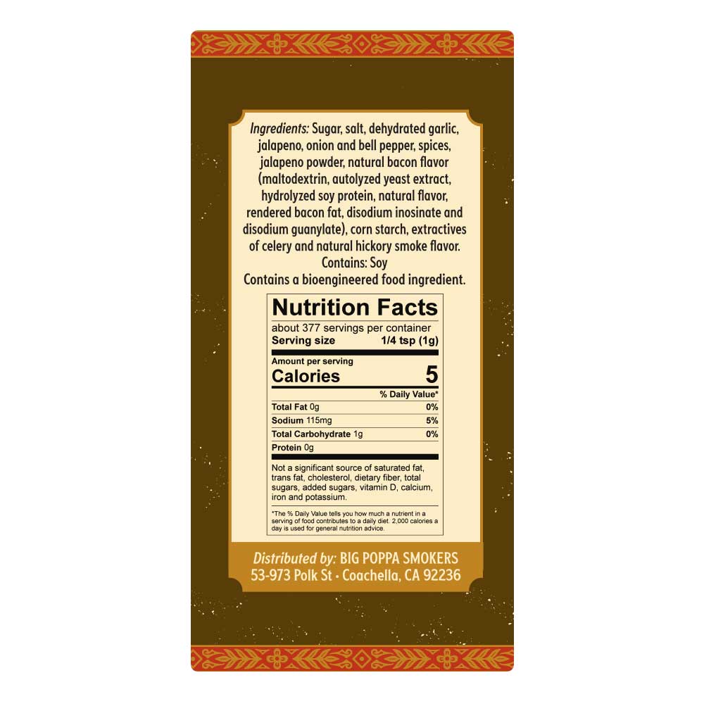 Jallelujah Jalapeño Bacon Seasoning - 13.3oz (Online Exclusive)