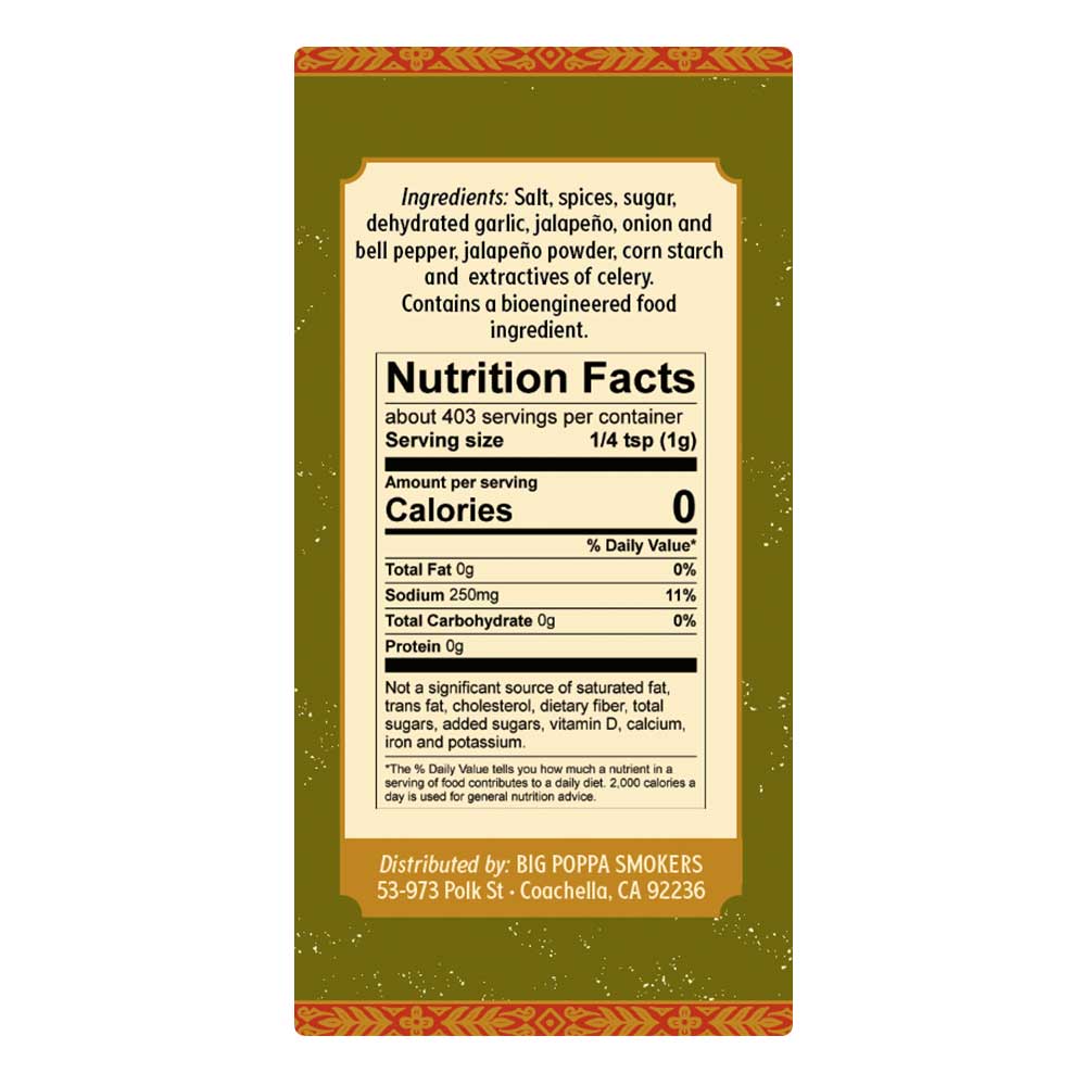 Jallelujah Jalapeño Seasoning - 14oz (Online Exclusive)