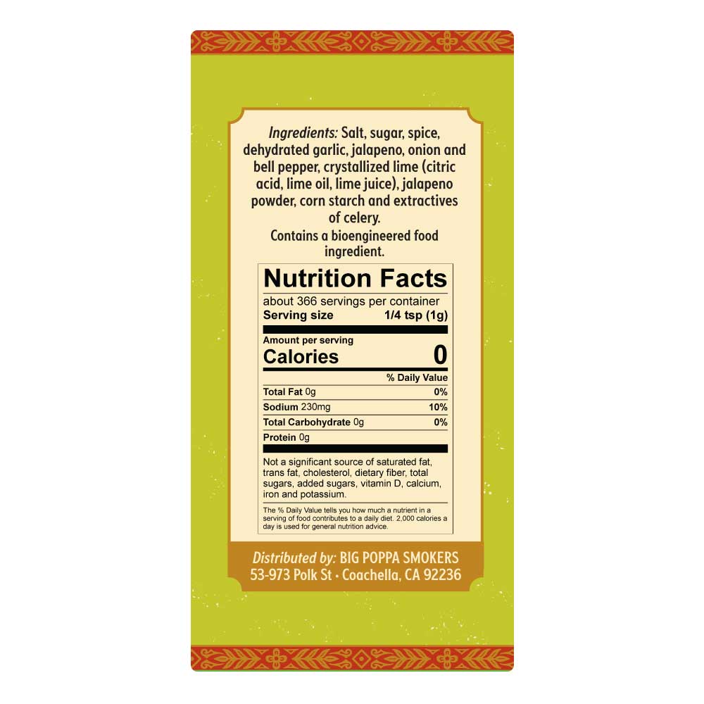Jallelujah Lime Seasoning - 12.9oz (Online Exclusive)