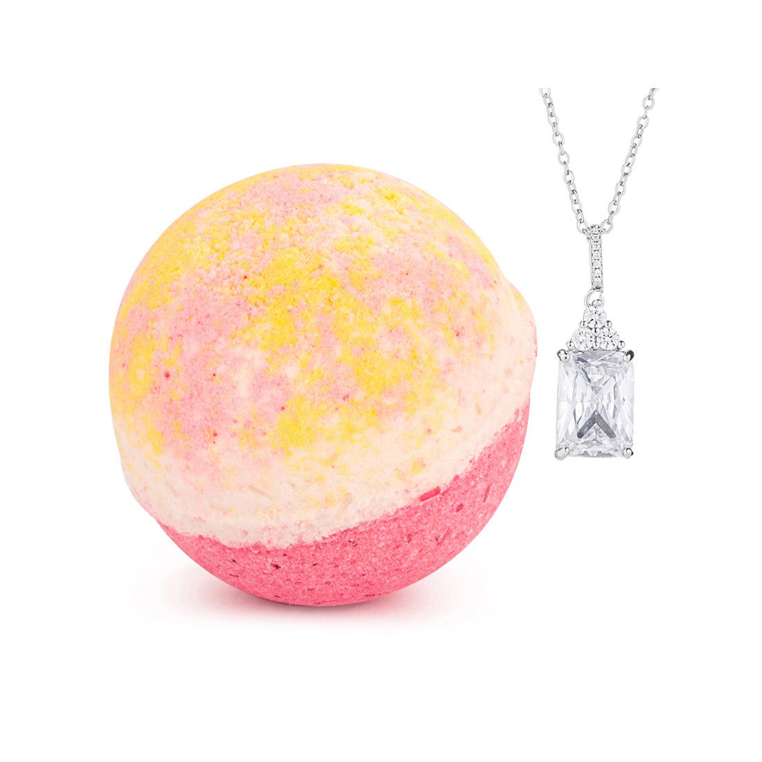 Blushing Peony 10oz Necklace Bath Bomb (Online Exclusive)
