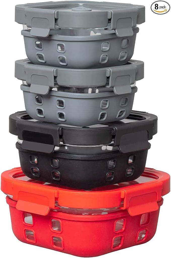 Glass Containers + Lids Set (Online Exclusive)