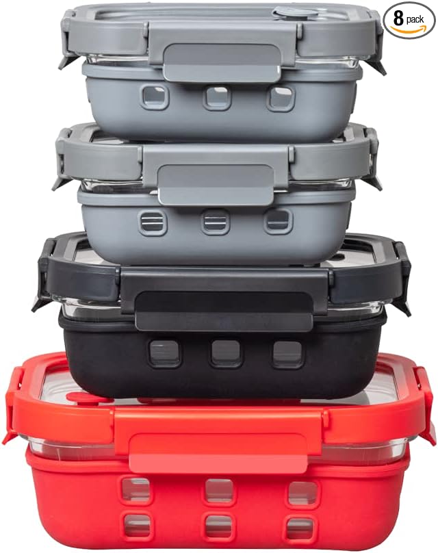 Glass Containers + Lids Set (Online Exclusive)