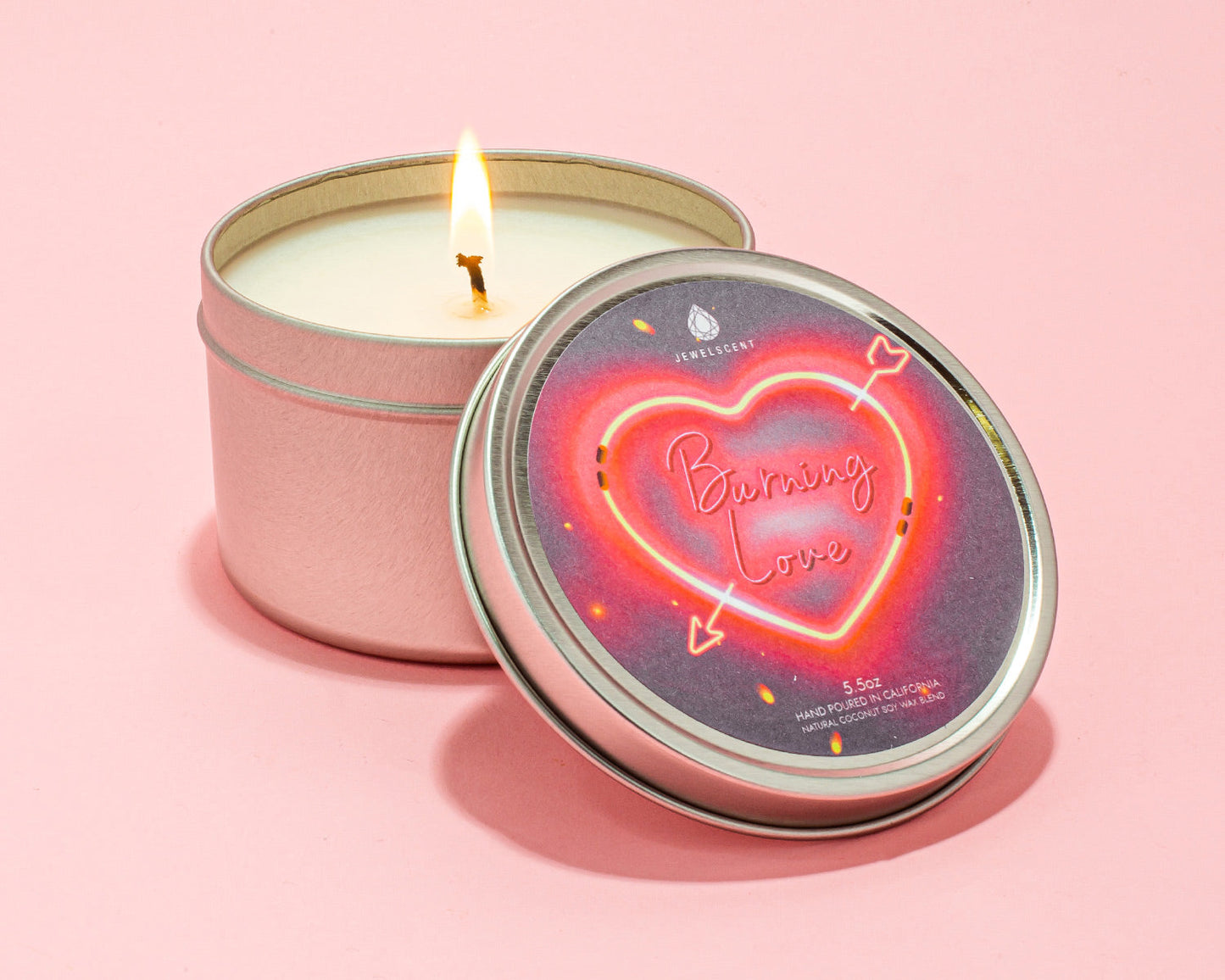 Burning Love 5.5oz Tin Jewelry Candle (Online Exclusive)