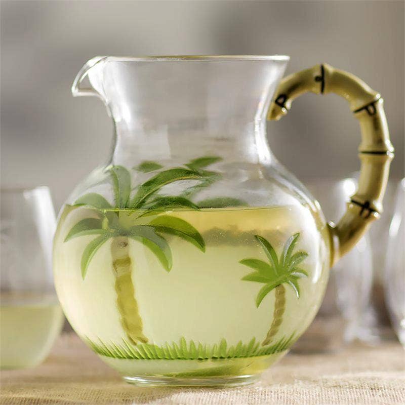 Acrylic Palm Tree Pitcher