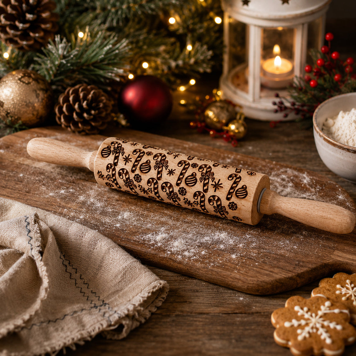 Christmas Rolling Pin Set | 10 Styles (Online Exclusive)