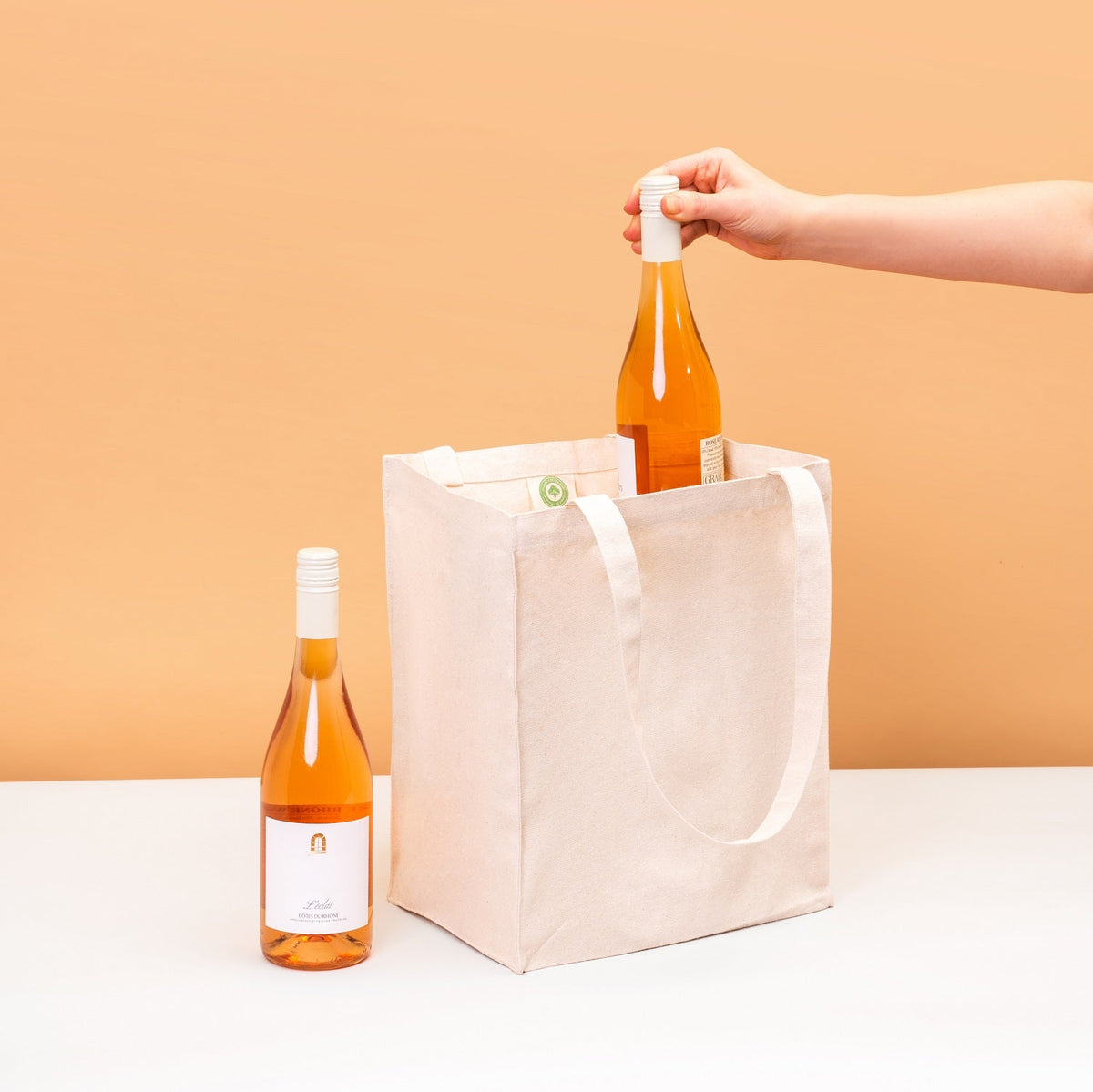 Canvas Wine Tote (Online Exclusive)