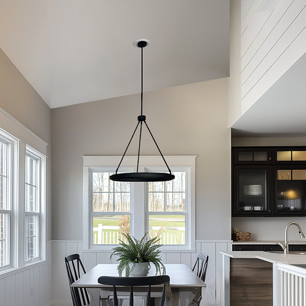 Adjustable Round LED Chandelier (Online Exclusive)