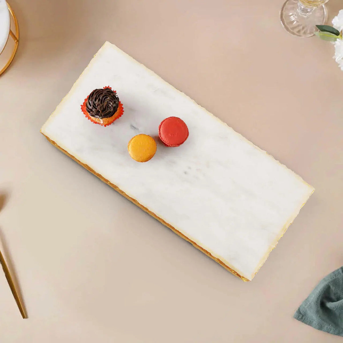 Chateau Marble Gold Foil Serving Board (Online Exclusive)