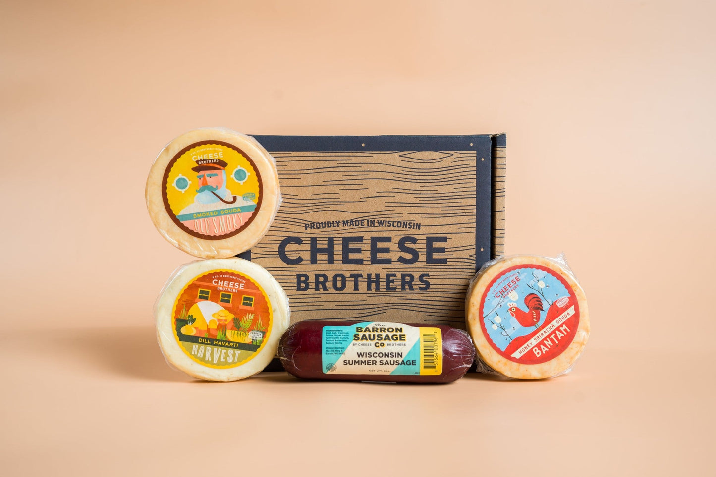 Cheese & Sausage Sampler (4-Pack) (Online Exclusive)