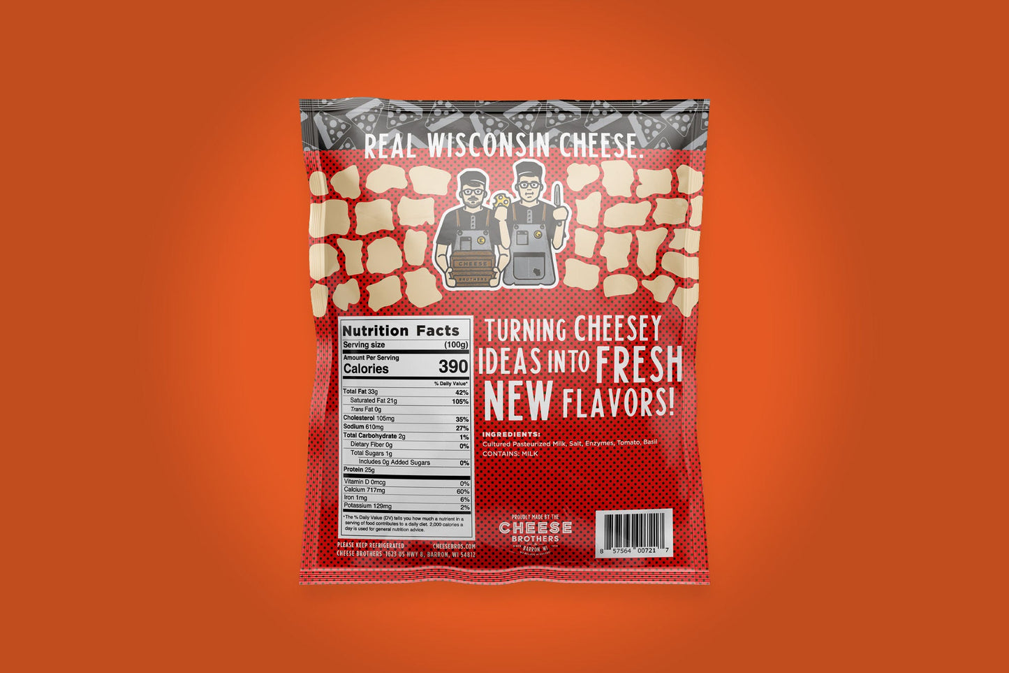 Tomato Basil Cheese Curds *Ships Fresh Daily* (Online Exclusive)