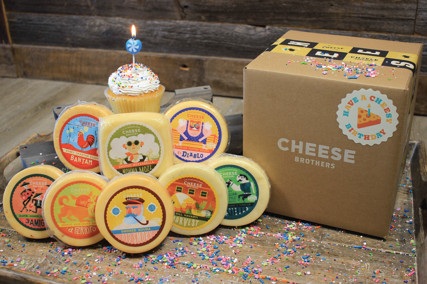 "Have a Cheesy Birthday" Gift Basket (Online Exclusive)