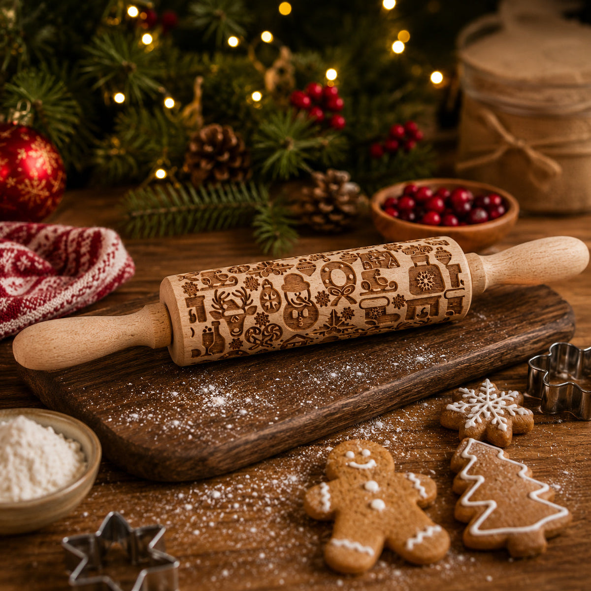 Christmas Rolling Pin Set | 10 Styles (Online Exclusive)