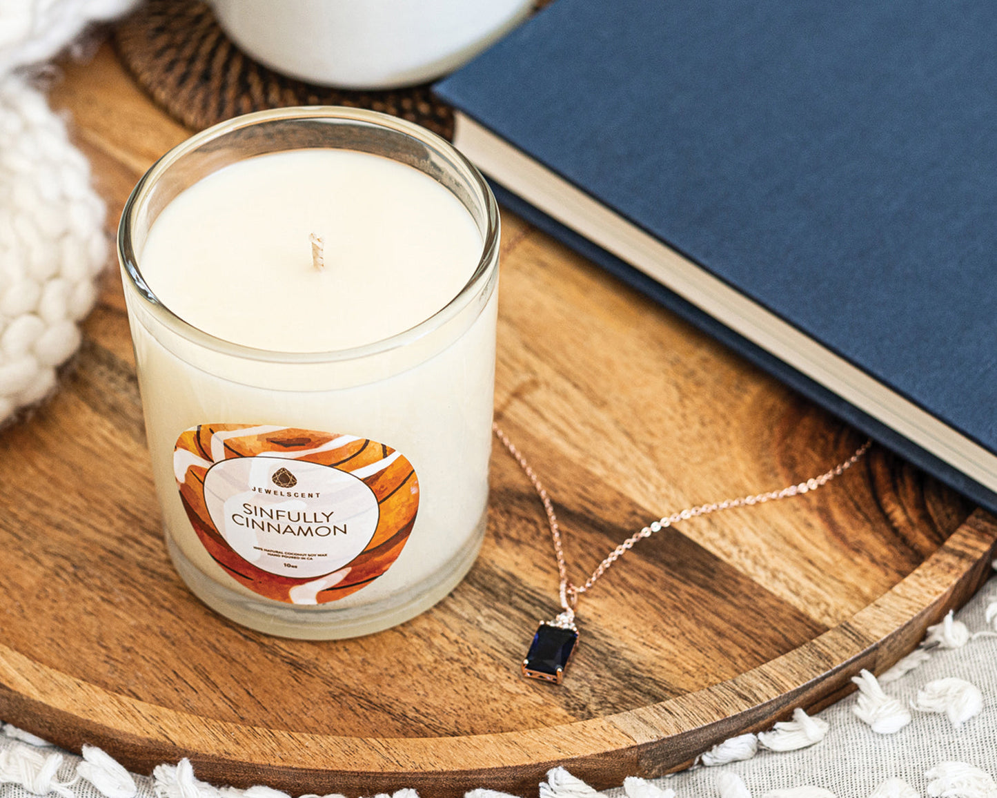 Sinfully Cinnamon 10oz Signature Jewelry Candle (Online Exclusive)