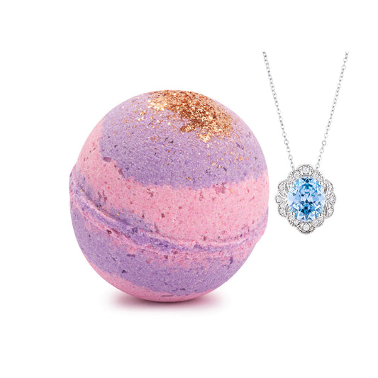 Cinnamon Sugar Plum 10oz Necklace Bath Bomb (Online Exclusive)