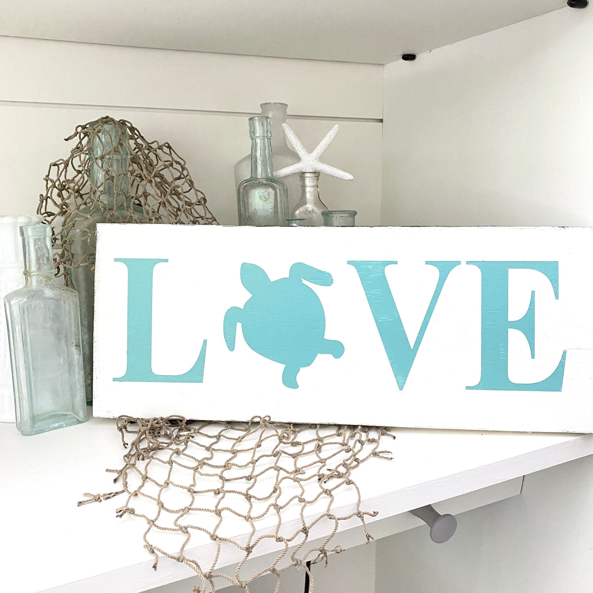 Sea Turtle Love Sign (Online Exclusive)
