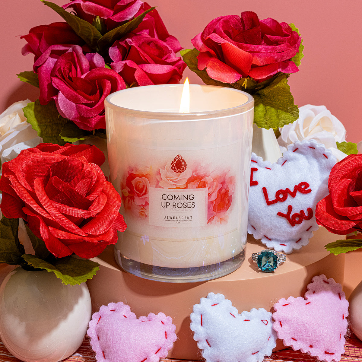 Coming Up Roses Iridescent 10oz Signature Jewelry Candle (Online Exclusive)