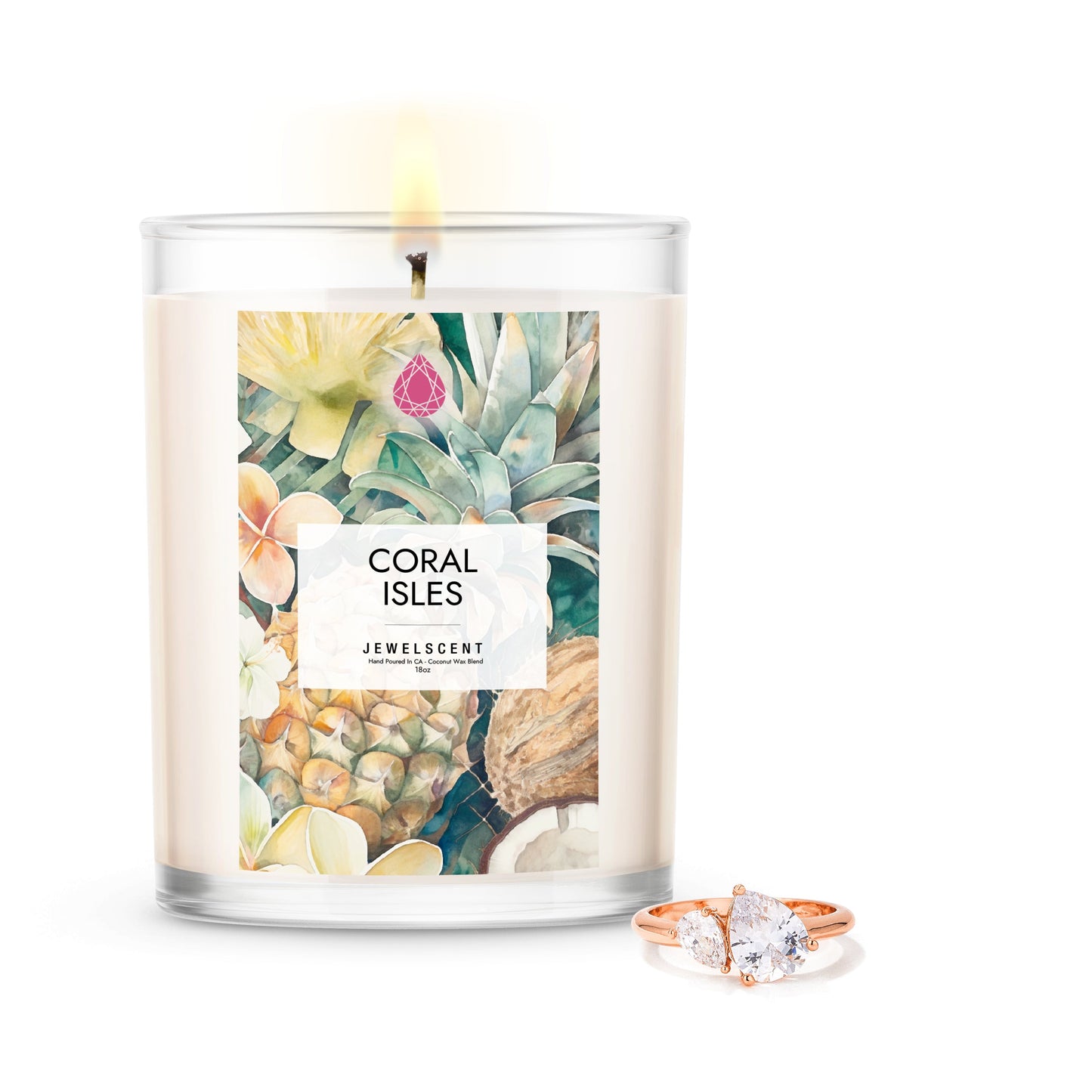 Coral Isles 18oz Home Jewelry Candle (Online Exclusive)